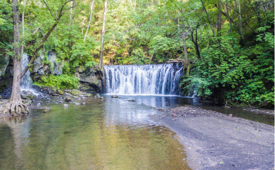 玉蓝瀑布发现的小确幸