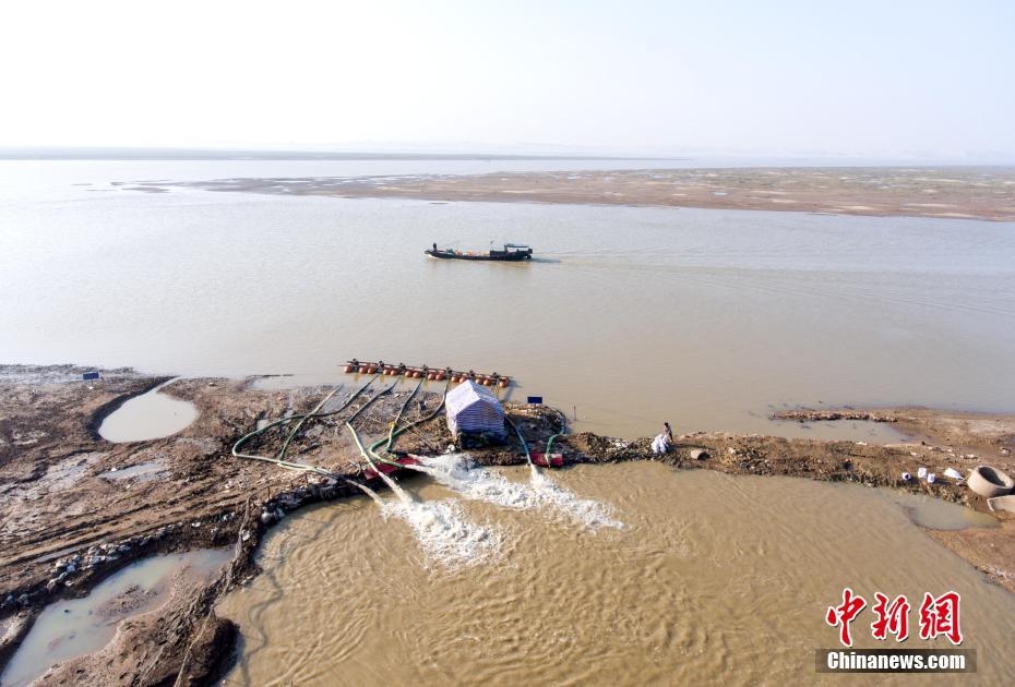 中國最大淡水湖鄱陽湖較往年推遲進入枯水期