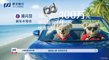 浦发银行浦闪贷 新车不等待