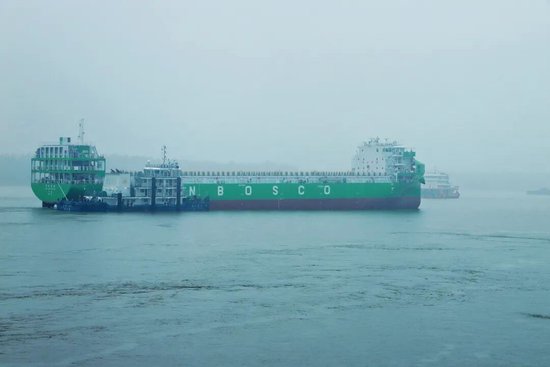 第二艘江西造“电动巨轮”海试