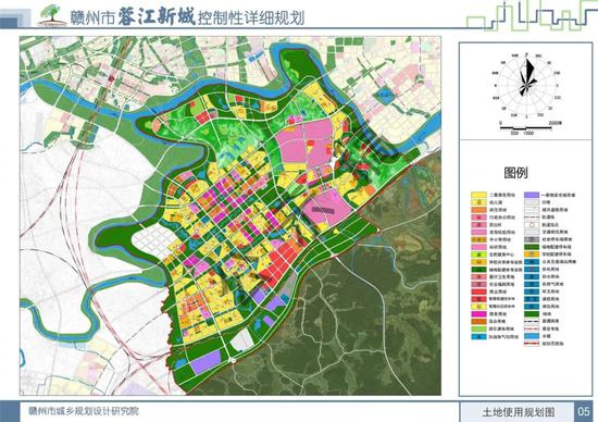 赣州蓉江新城规划出炉:一核四心 两轴七区