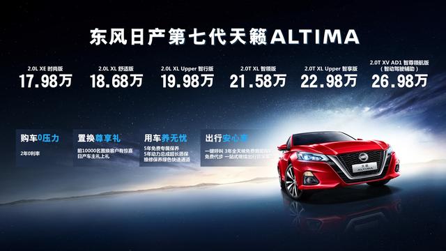 日产智行集大成者第七代天籁赣州上市