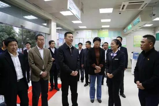 江西邮储银行行长党委书记肖天星深入抚州市南丰县调研