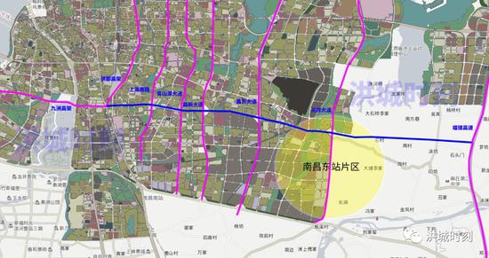 南昌高架桥规划图二期图片