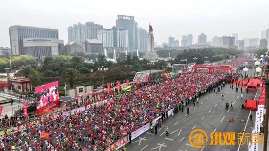 本周日南昌马拉松比赛开跑