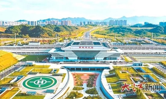 江西这座高铁站可以停直升机