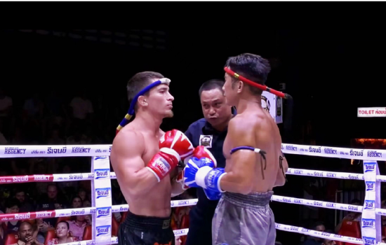 中国泰拳领军人物罗杰夺得泰国5号电视台泰拳金腰带