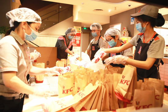 肯德基驰援南昌赣州一线防疫抗疫人员_新浪江西_新浪网