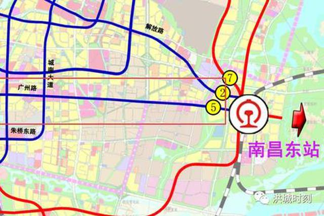 南昌东站今年征迁约100万平方米 年底开始建设站房