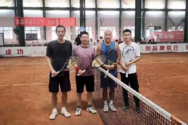 九江学院在省运会学校部（高校组）网球赛收获两金四银