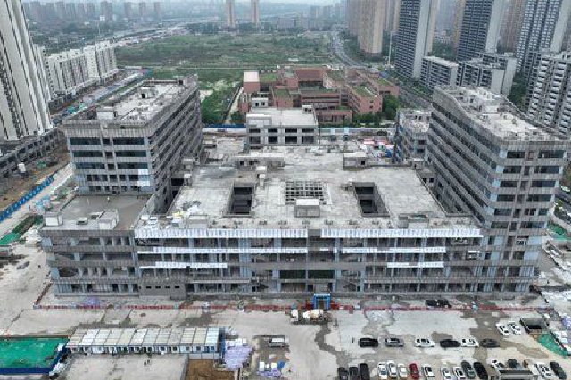  Anchor December completion time node! Nanchang Hospital Pushes Forward Construction