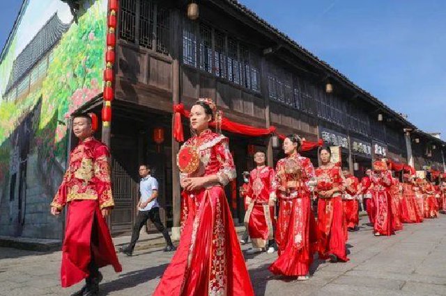  "Burden reduction" does not reduce love! Group weddings held in many places in Jiangxi