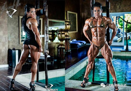 健美肌肉女的超级大片, 你从没见过的巨型金刚芭比。