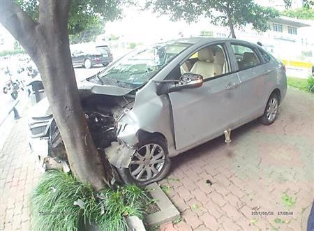 车祸现场&nbsp;南岸警方供图