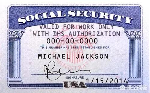 英文全称是social security card,上面有9位数字,就是美国人常说的