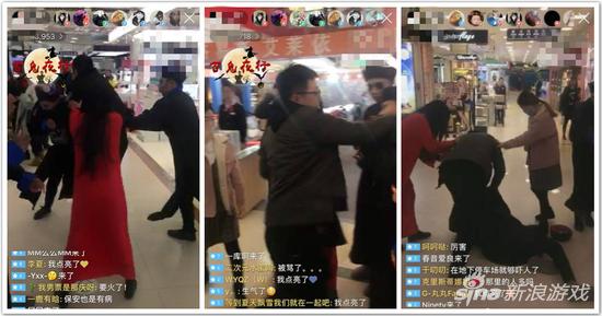 主播万圣节商场扮僵尸作妖 重口味吓坏路人被胖揍