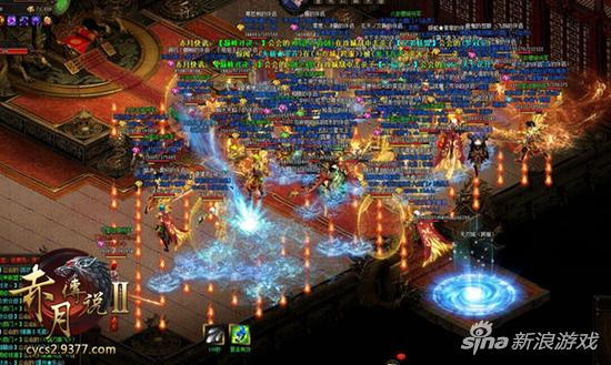 大型玩法来袭 9377《赤月传说2》跨服攻城曝光