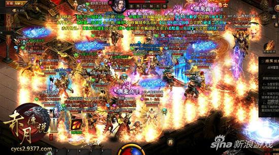 大型玩法来袭 9377《赤月传说2》跨服攻城曝光