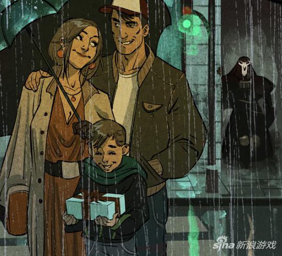 羡慕一家三口的死神