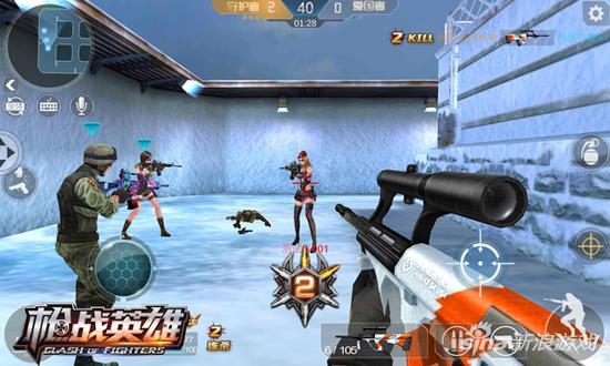 狂欢冰雪季 4399《枪战英雄》绝版圣诞武器引热战