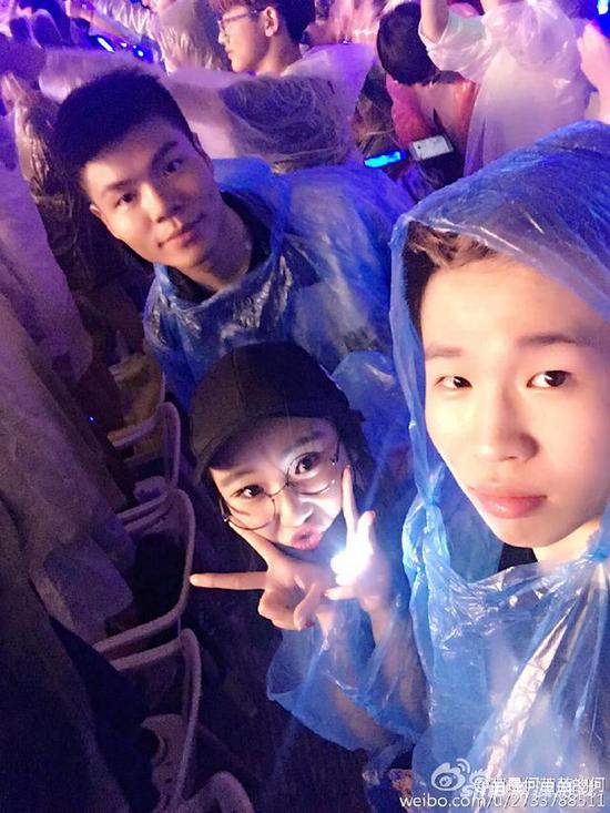 网友曝光的微博照片