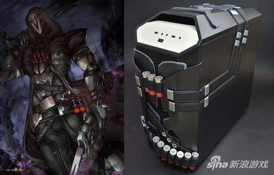 超炫酷！国外搞机达人DIY《守望先锋》死神机箱