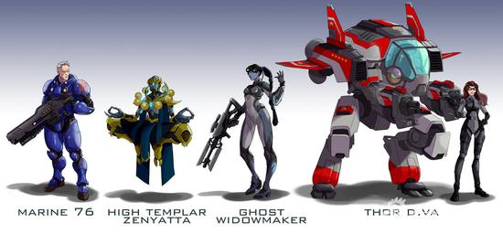 守望先锋x星际争霸