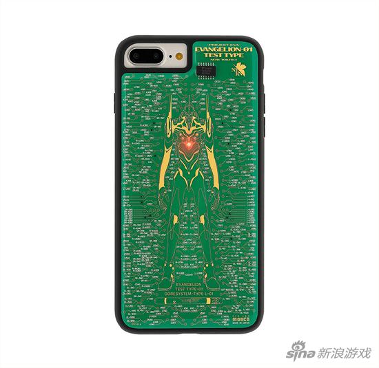 价值900元的初号机手机壳 电路板风格科幻感十足