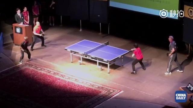 中国乒乓北美行探访美国加拿大，用行动传播乓球文化。