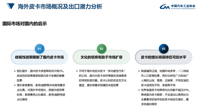 皮卡行业研究：解禁很奏效 货车身份是难题