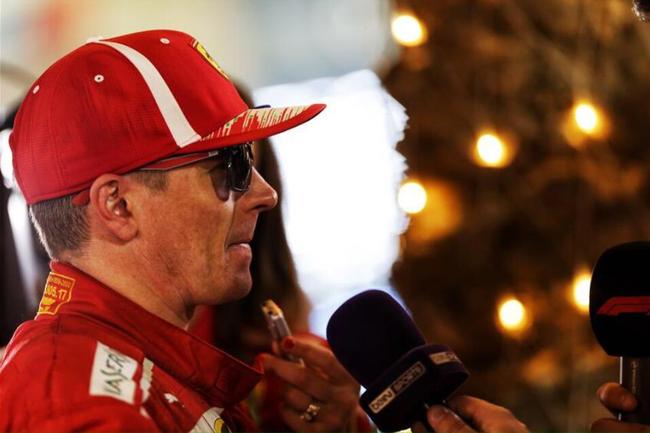 莱科宁最后一圈遭遇慢车无可奈何