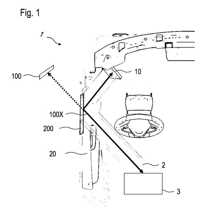 宝马申请虚拟后视镜专利 图像投射到侧窗玻璃