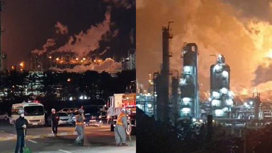 韩国忠南西山乐天化学工厂发生爆炸