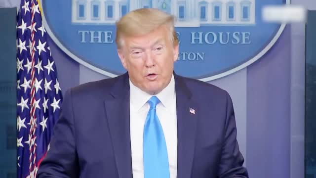 美国新冠病毒感染超38万 特朗普威胁