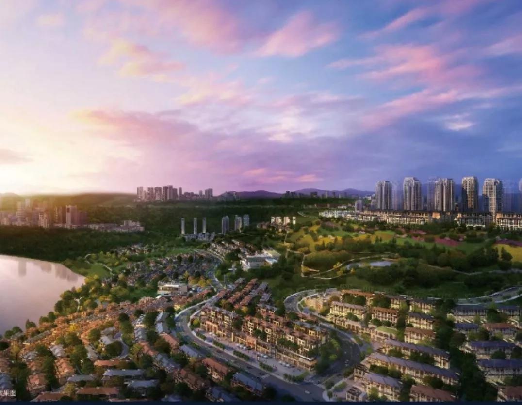 首先,华侨城整个项目占地6000亩,关键是位置位于礼嘉半岛的核心区