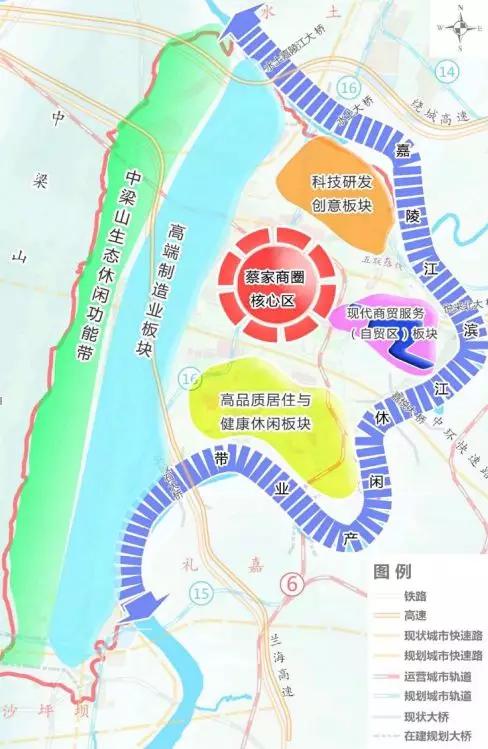 蔡家板块规划图