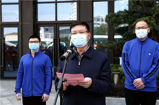 中共黄陂区委书记曾晟致辞