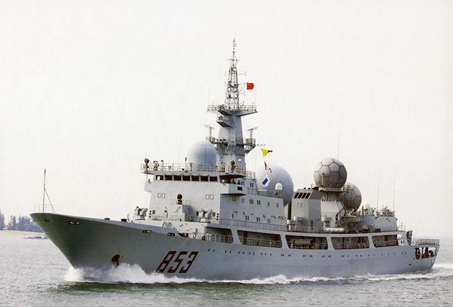 随着"开阳星"号的服役,中国海军已经拥有6艘电子侦察船,海上.