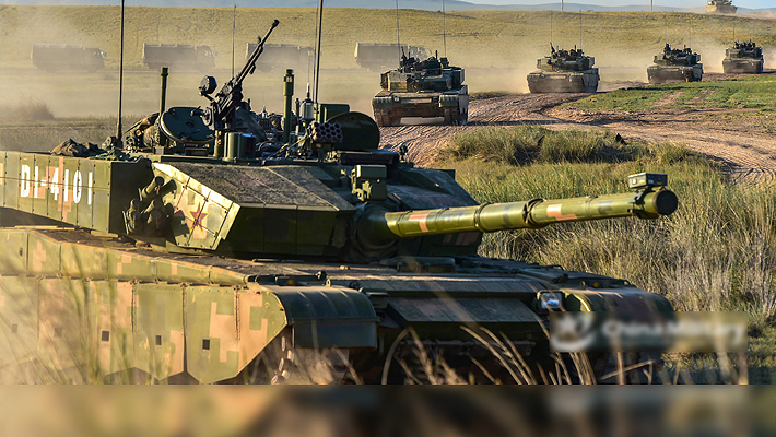 解放军土豪师演习满眼99a坦克04a步战车