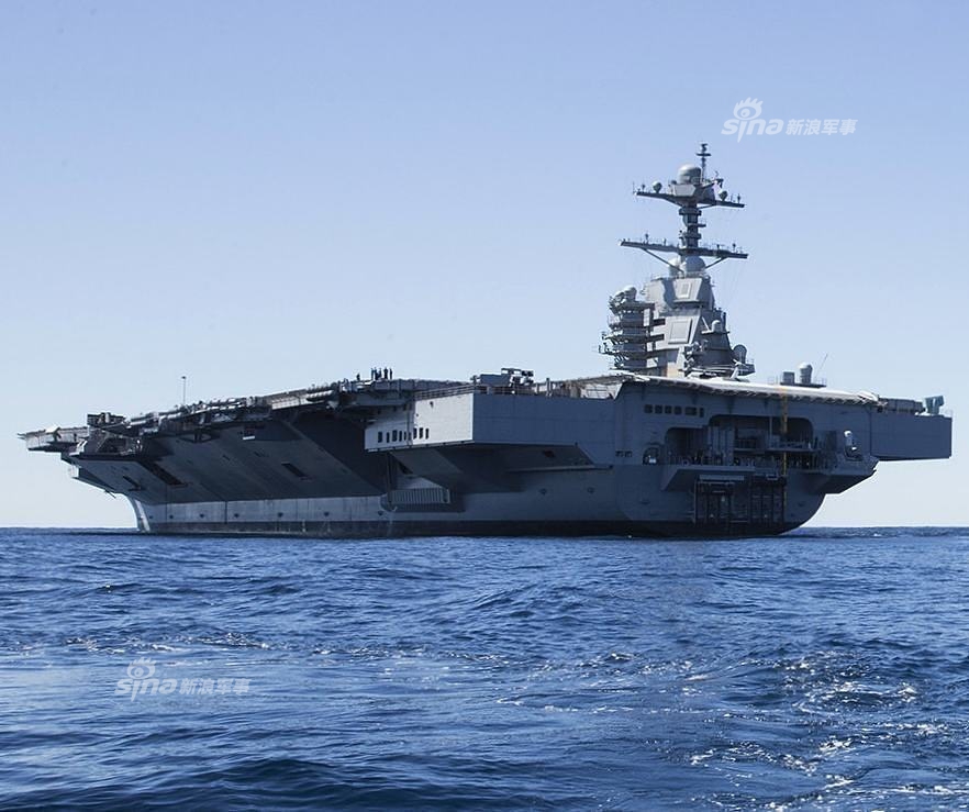 美国最新航母福特号服役中国航母要加油啊