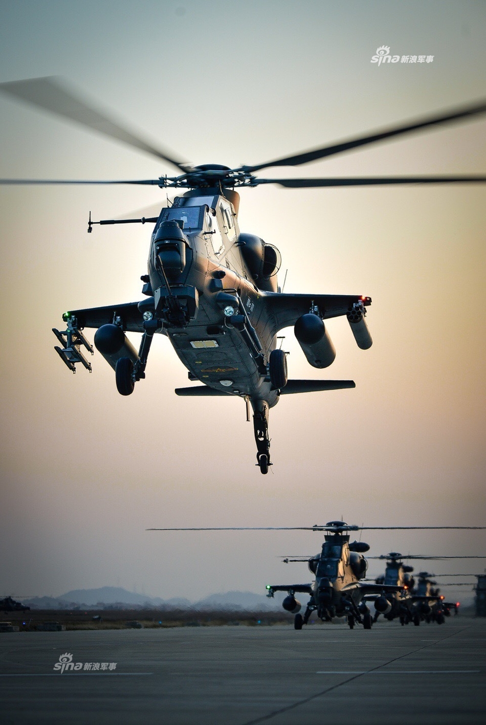 解放军新疆军区武直10直升机大演习_高清图集_新浪网