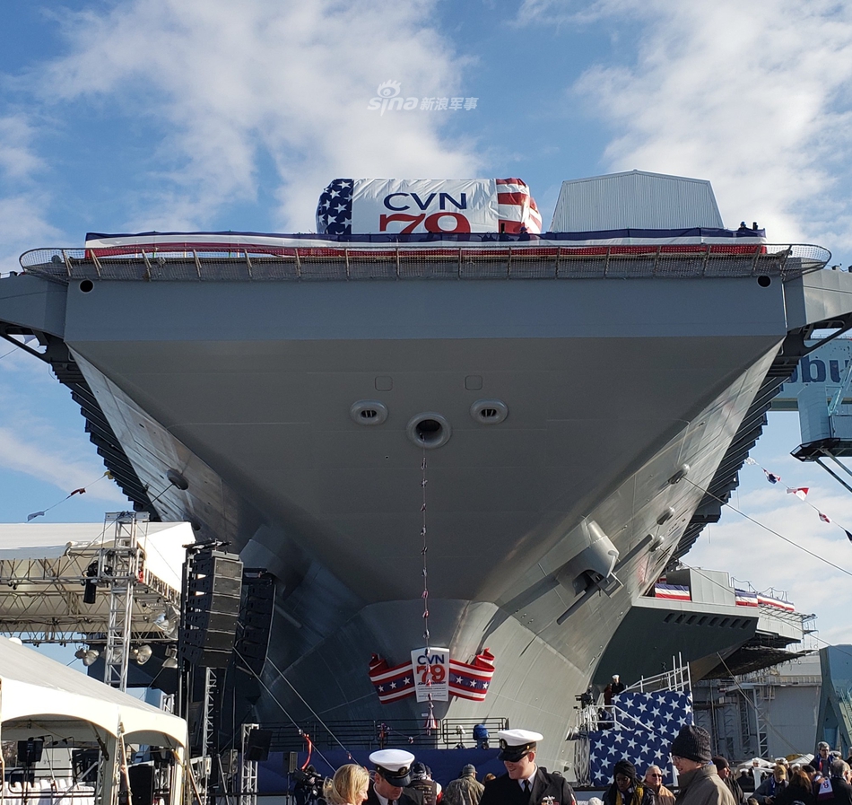 服役得等猴年马月:福特级航母二号舰被命名肯尼迪号_高清图集_新浪网