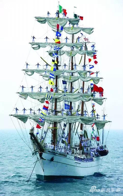 乘风破浪:中国海军首艘风帆战舰破浪号试航