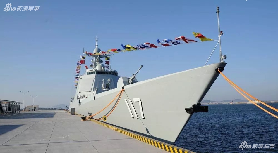 3 / 16 056护卫舰鄂州舰,1月18日服役.