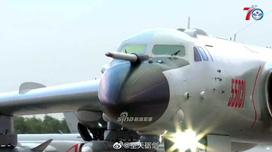 战神一直在进化!看轰6k与轰6n同角度对比图