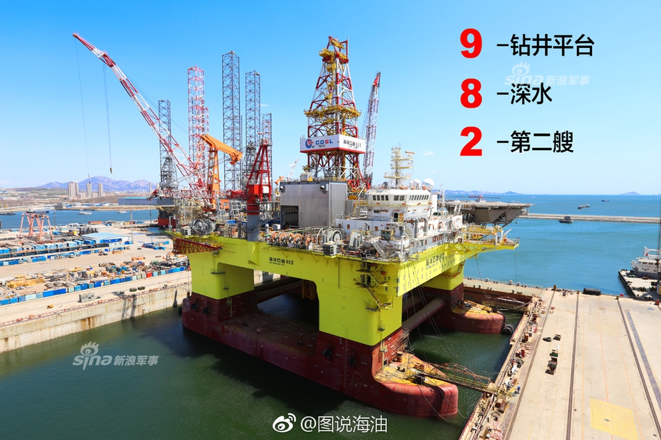 开采南海石油!图解中国第六代半潜式钻井平台
