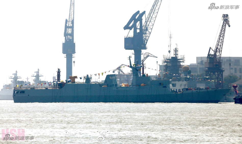 反潜版小动物!056a铜仁号护卫舰从下水道入役