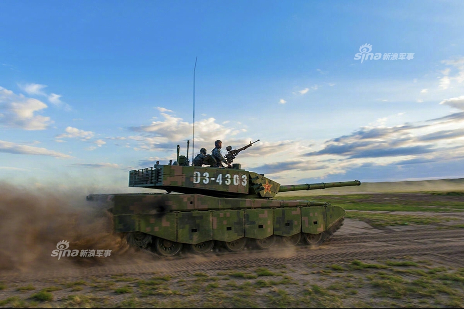 陆上的最强猛虎解放军99a坦克高清震撼大图