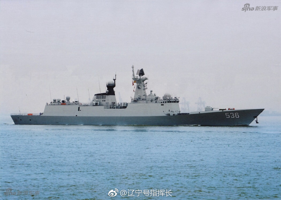 第24艘054a护卫舰中国海军536许昌舰即将服役