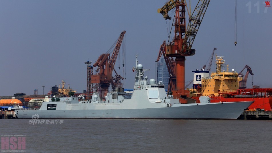 117西宁号052d舰帅气身影:期待北海舰队下一艘